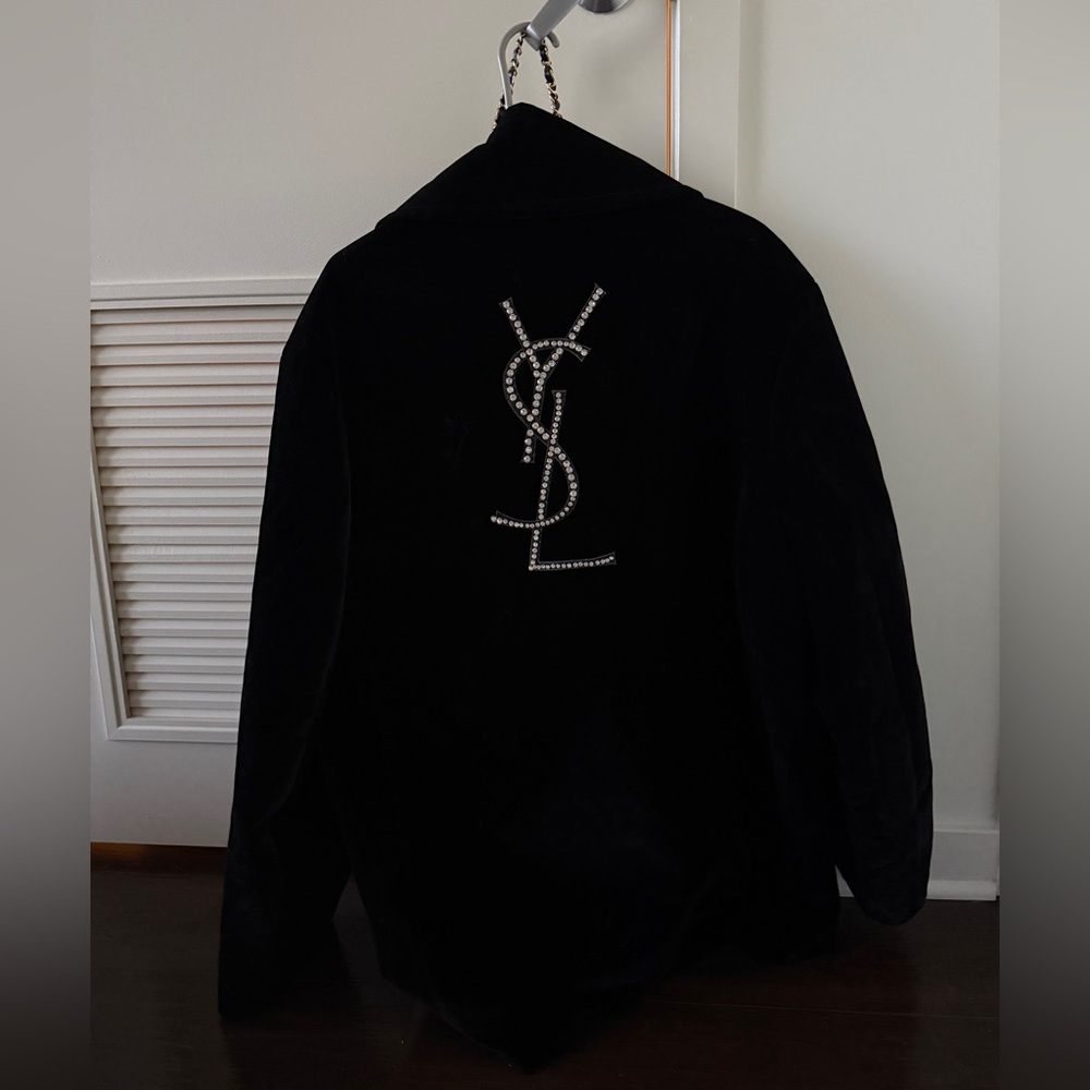 Saint Laurent Velvet Black Jacket
